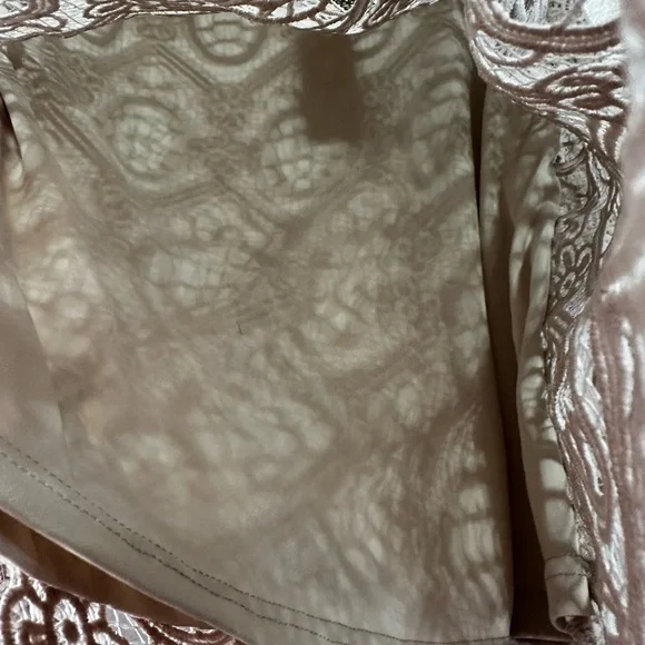 Ultra Pink Lace Blouse in Cream - Picture 9 of 11